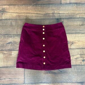Red Mini Pencil Skirt for a Night Out